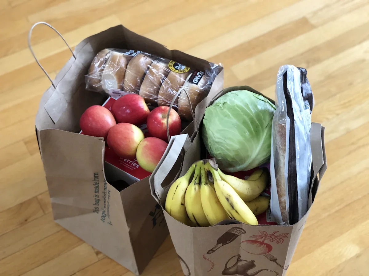 A selection of groceries and pantry essentials