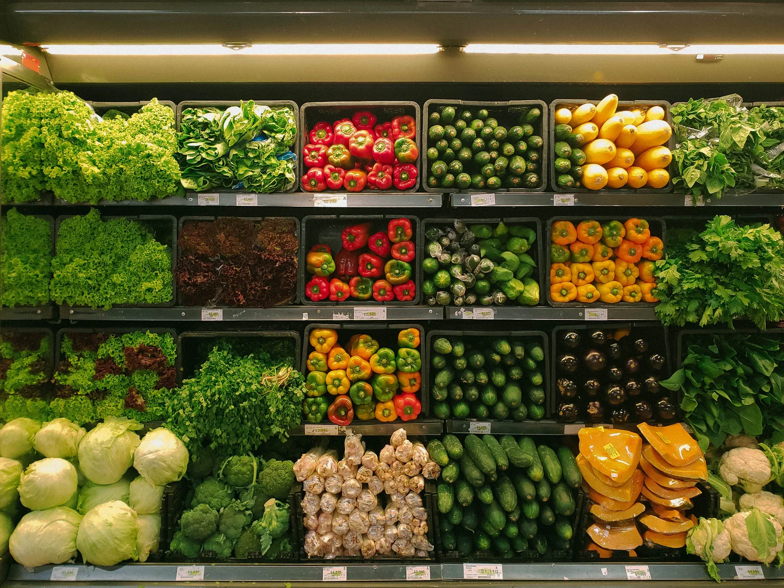 Fresh produce selection